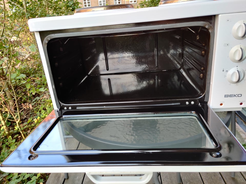 2-plate stove + oven, BEKO