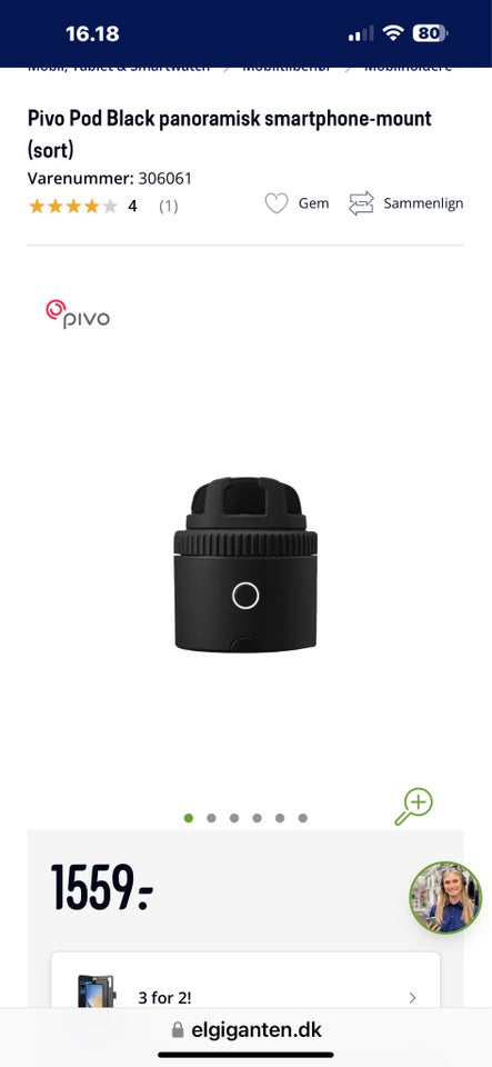 PIVO POD SMARTPHONE-MOUNT og