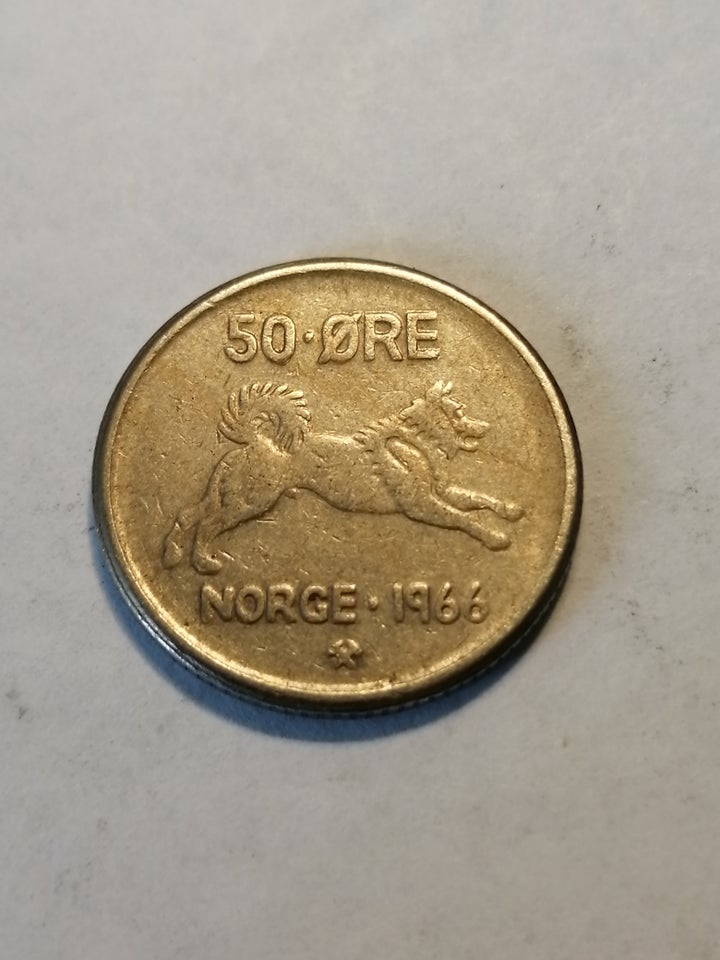 Skandinavien, mønter, 50 øre