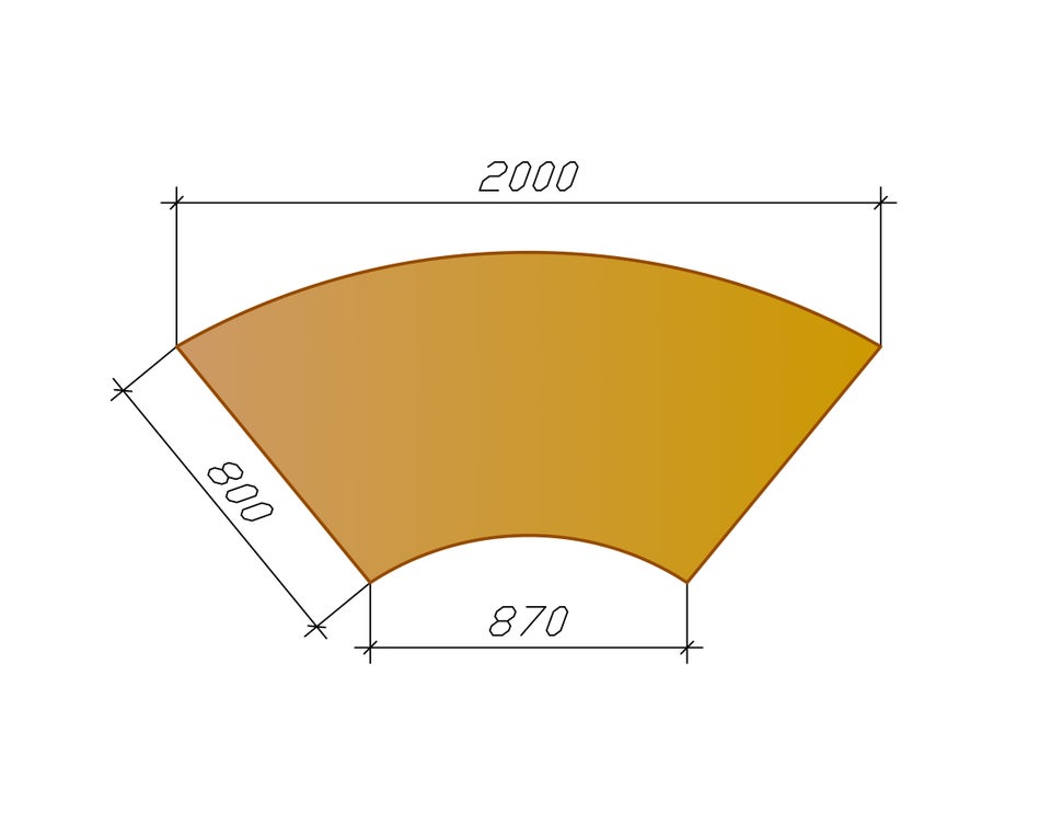 Skrive-/computerbord b: 200