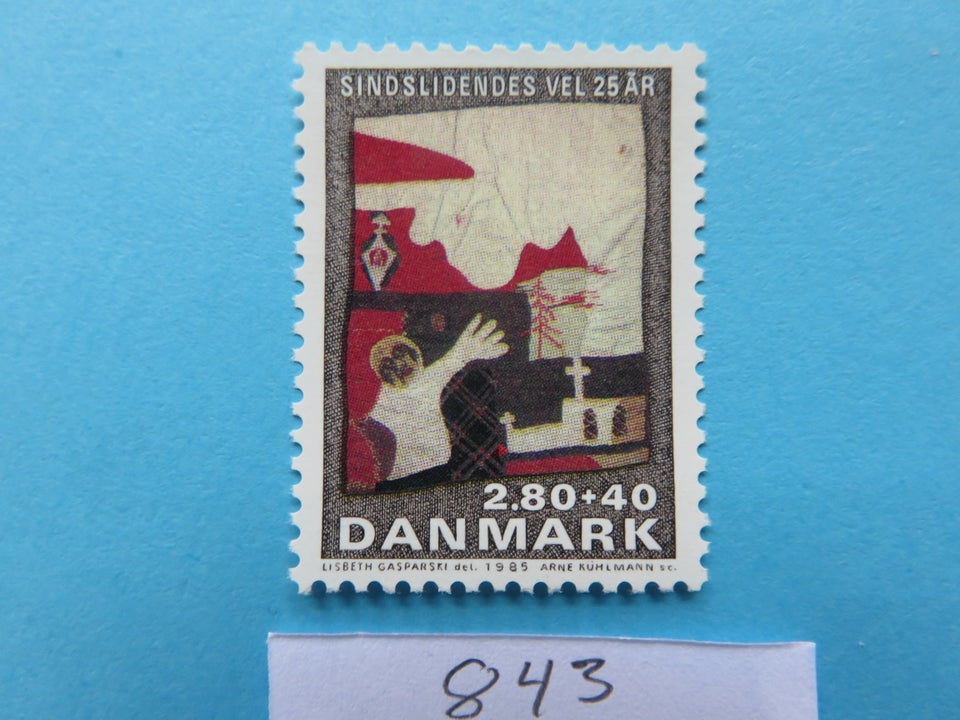 Danmark, postfrisk, AFA 843