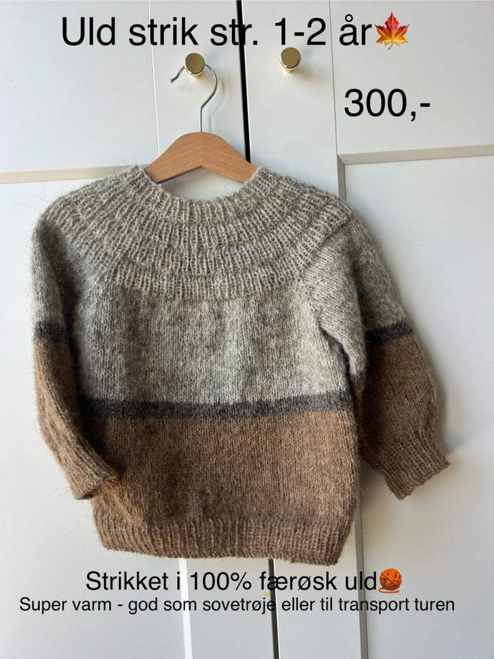 Sweater Uld strik Ukendt