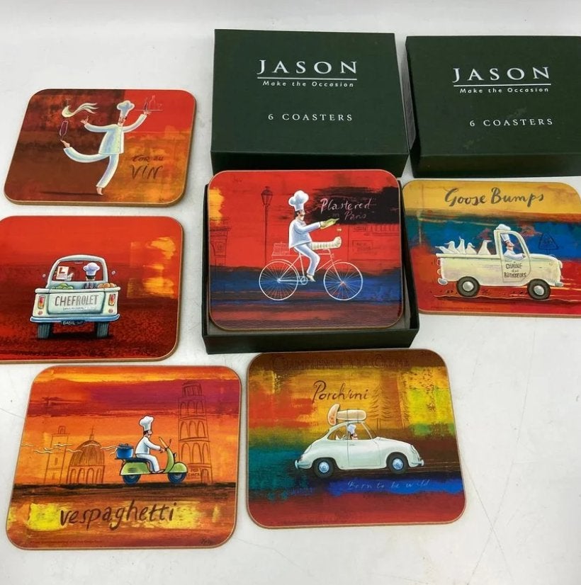 COASTERS JASON - CLOVER LEAF