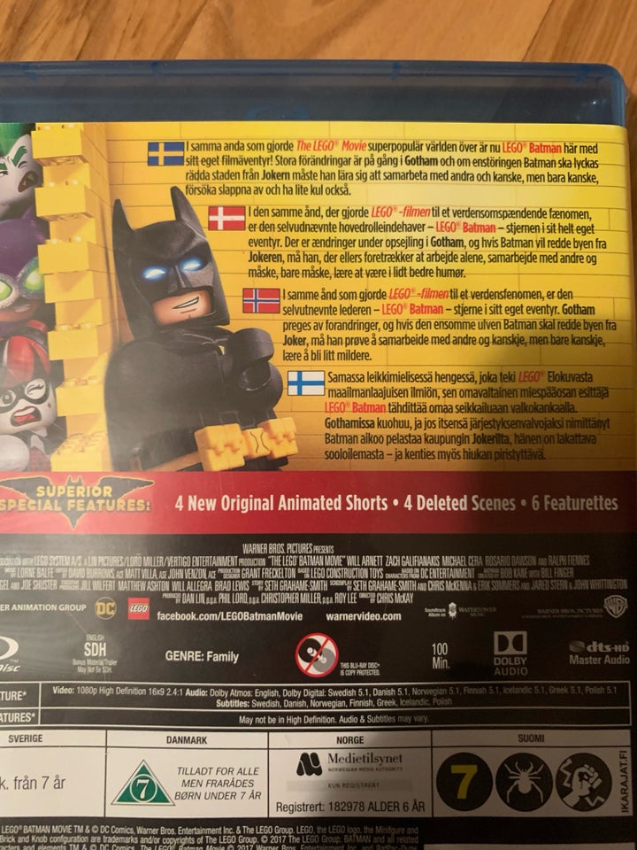 Lego Batman Movie , Blu-ray,