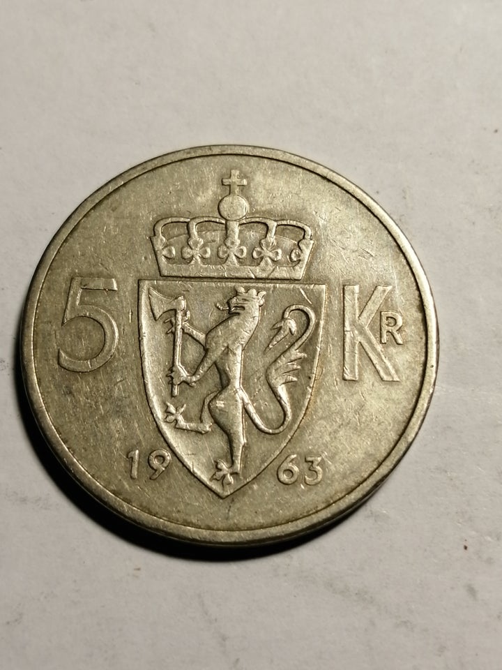 Skandinavien, mønter, 5 kroner