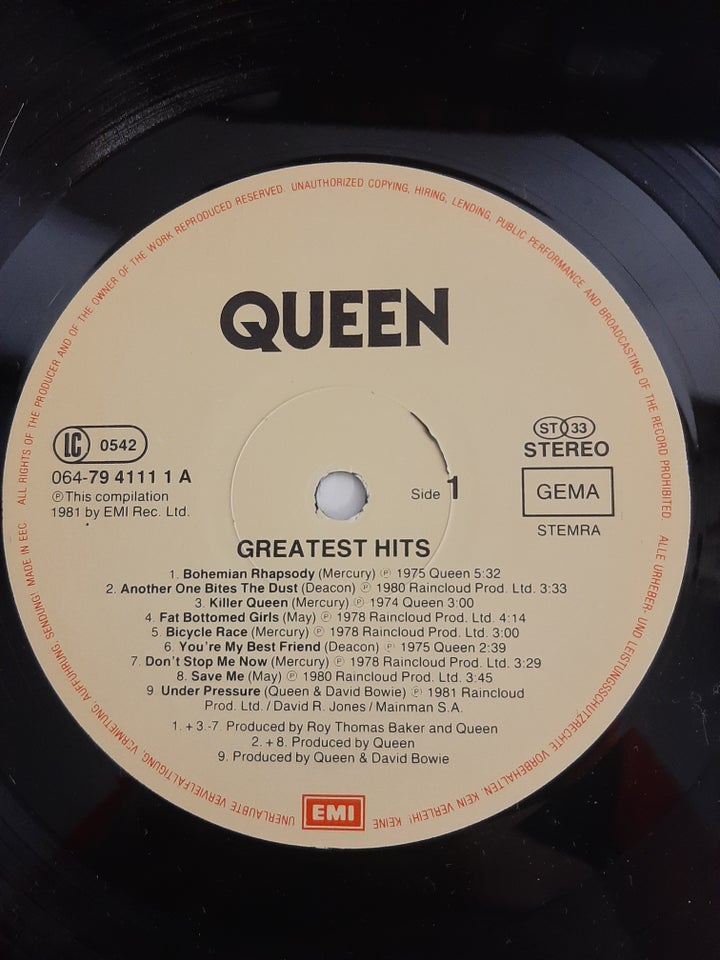 LP, QUEEN, Greatest hits