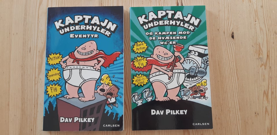 Kaptajn Underhyler 1+2, Dav Pilkey