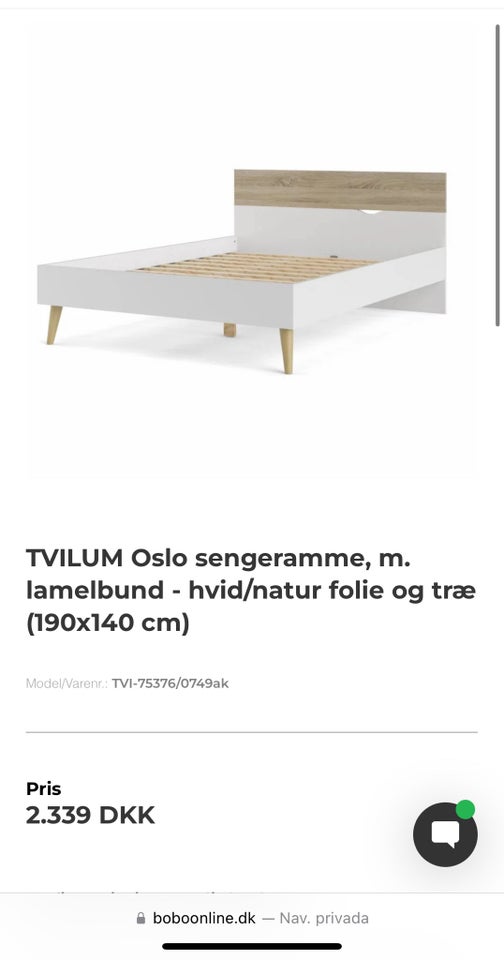 Sengeramme Bobo TVILUM Oslo