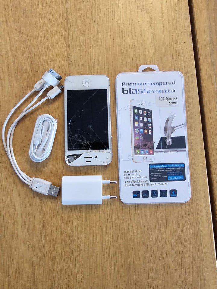 iPhone 5S, 32 GB, hvid