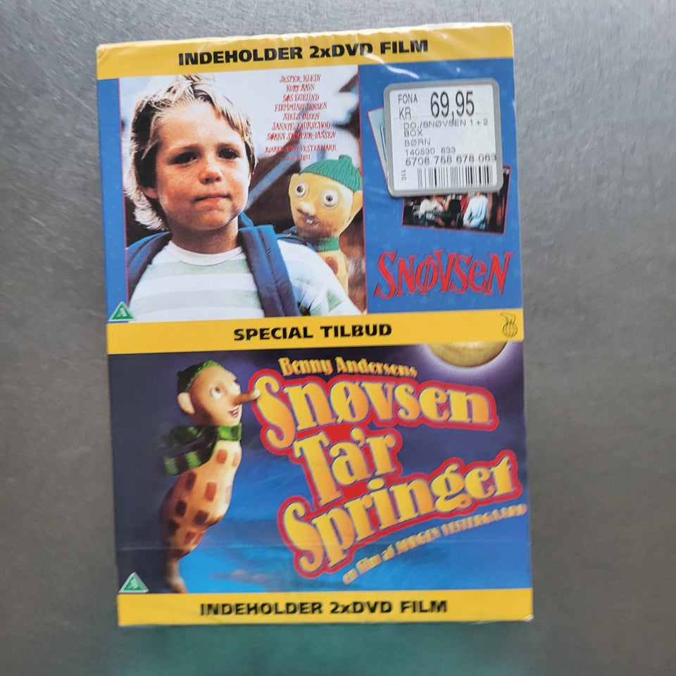 Snøvsen 1+2, DVD, familiefilm