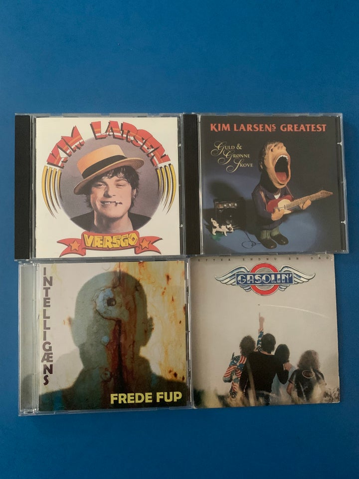 KIM LARSEN / FREDE FUP / GASOLIN: 4 CD