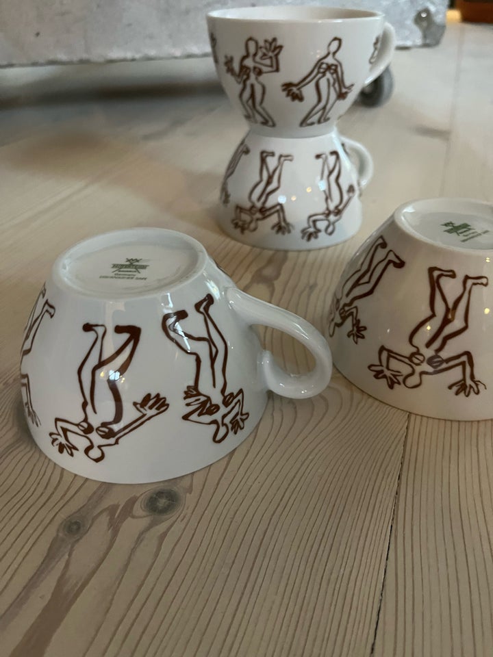 Porcelæn, 4 kopper, Mitterteich