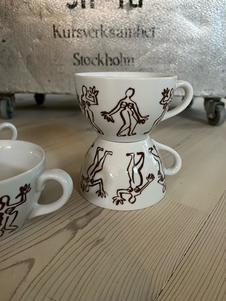 Porcelæn, 4 kopper, Mitterteich