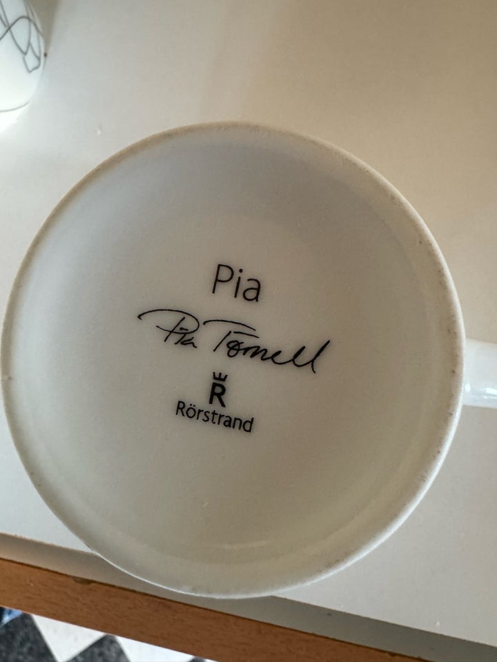 Porcelæn, Krus , Rörstrand Pia