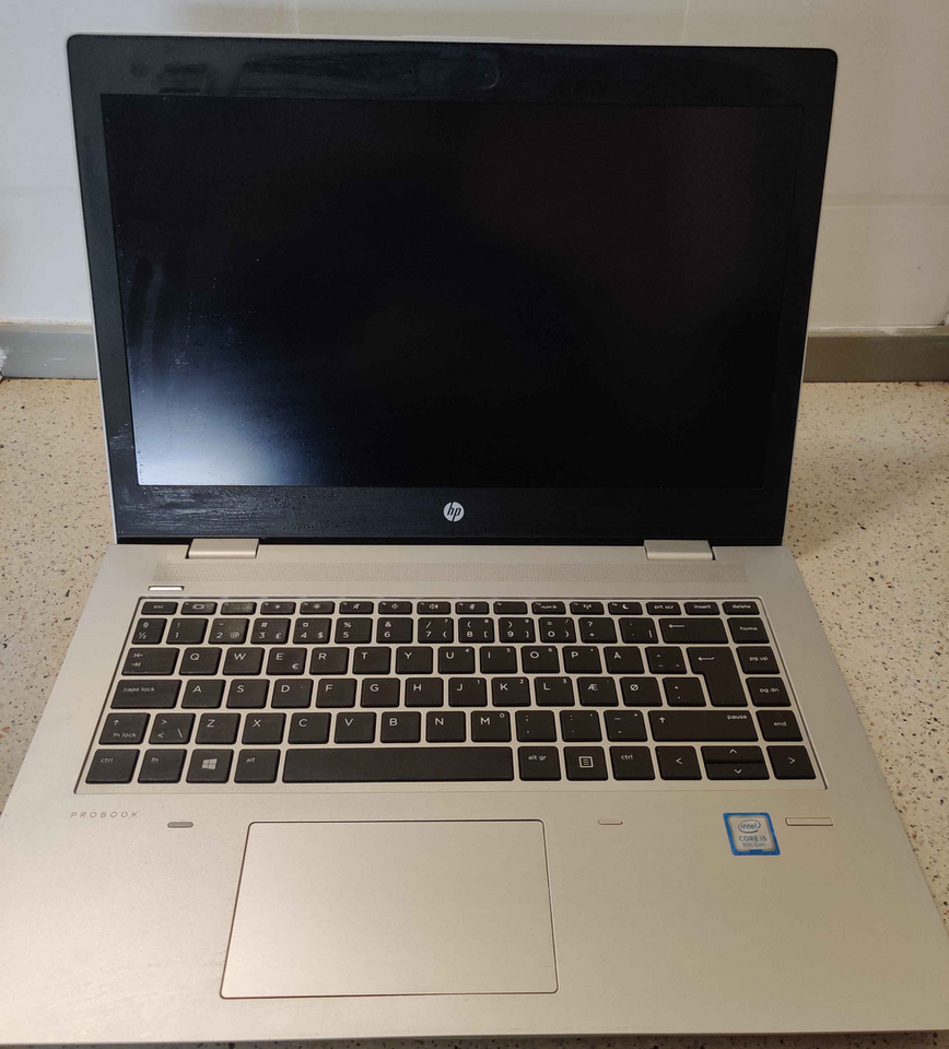 HP Probook G5, 1.8 GHz, 16 GB ram