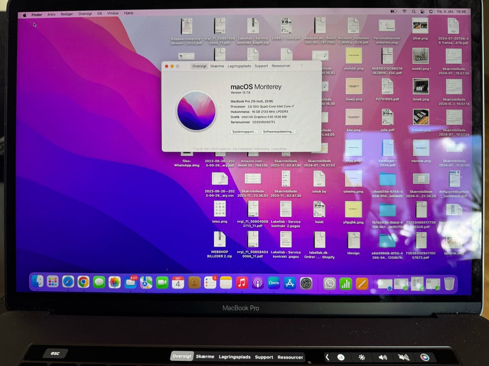 MacBook Pro, MacBook Pro 15” 2016,