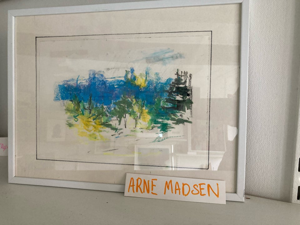 Akvarel Arne Madsen b: 72 h: 55