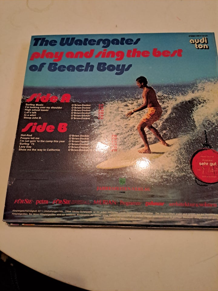 LP, BEACH BOYS., 5 LPèr m. Beach Boys