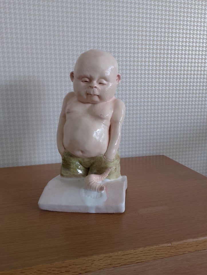 Kunstskulptur i keramik Torben