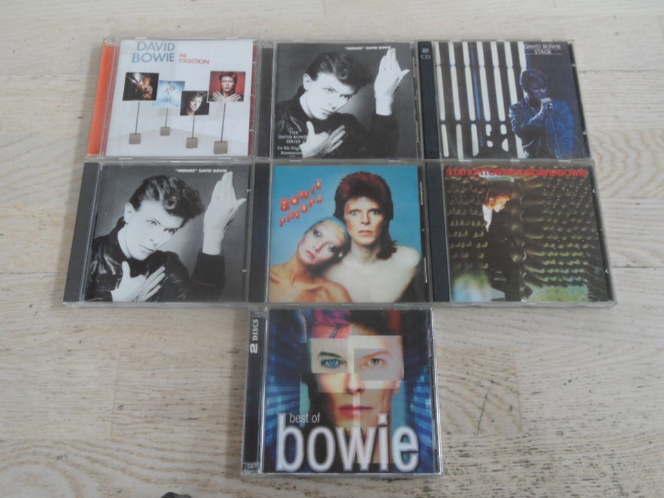 DAVID BOWIE: 6 CD MED DAVID BOWIE,