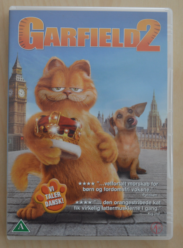 Garfield 2, DVD, animation