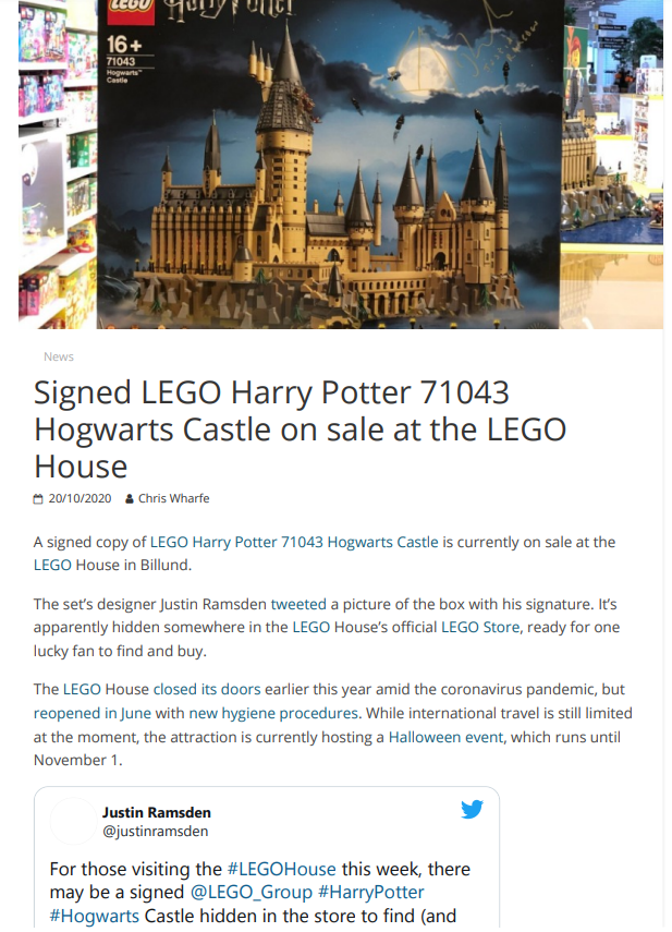 Lego Harry Potter 71043