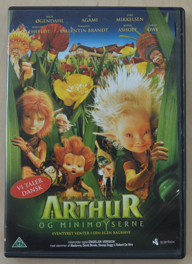 Arthur og minimoyserne, DVD,