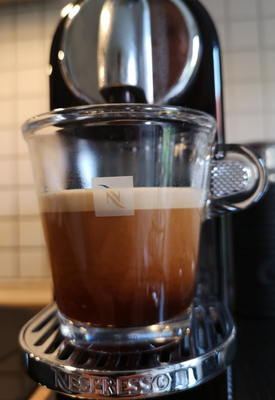 Glas Originale Nespresso kopper