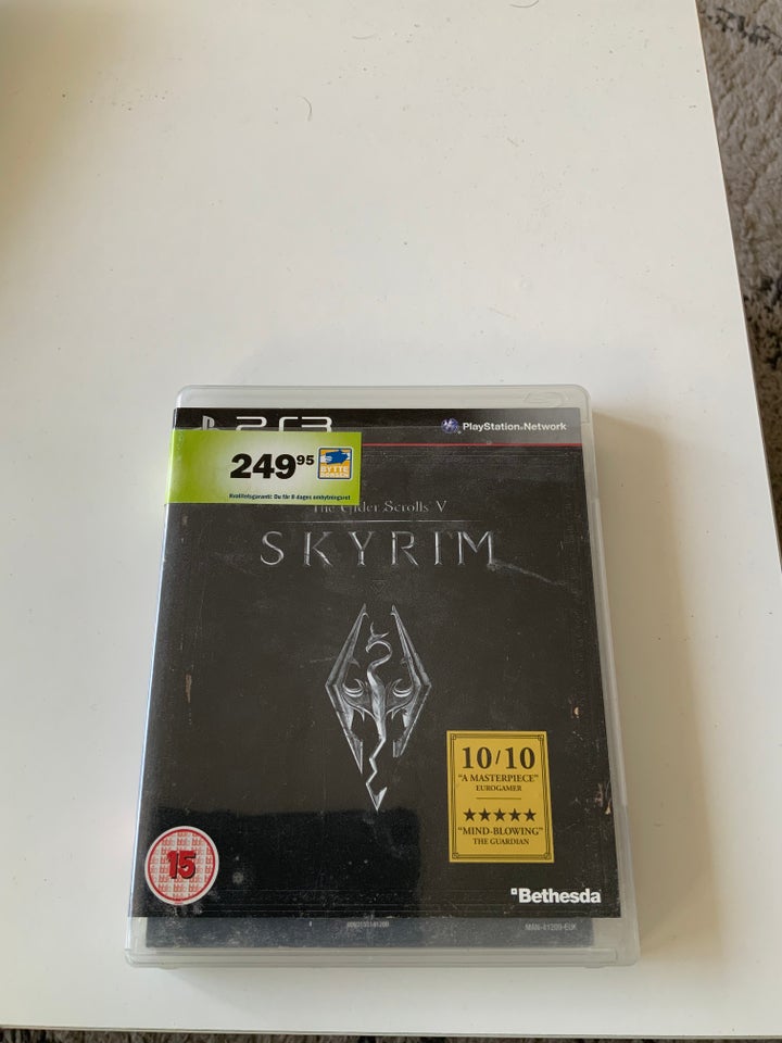 Skyrim, the elder scrolls V, PS3