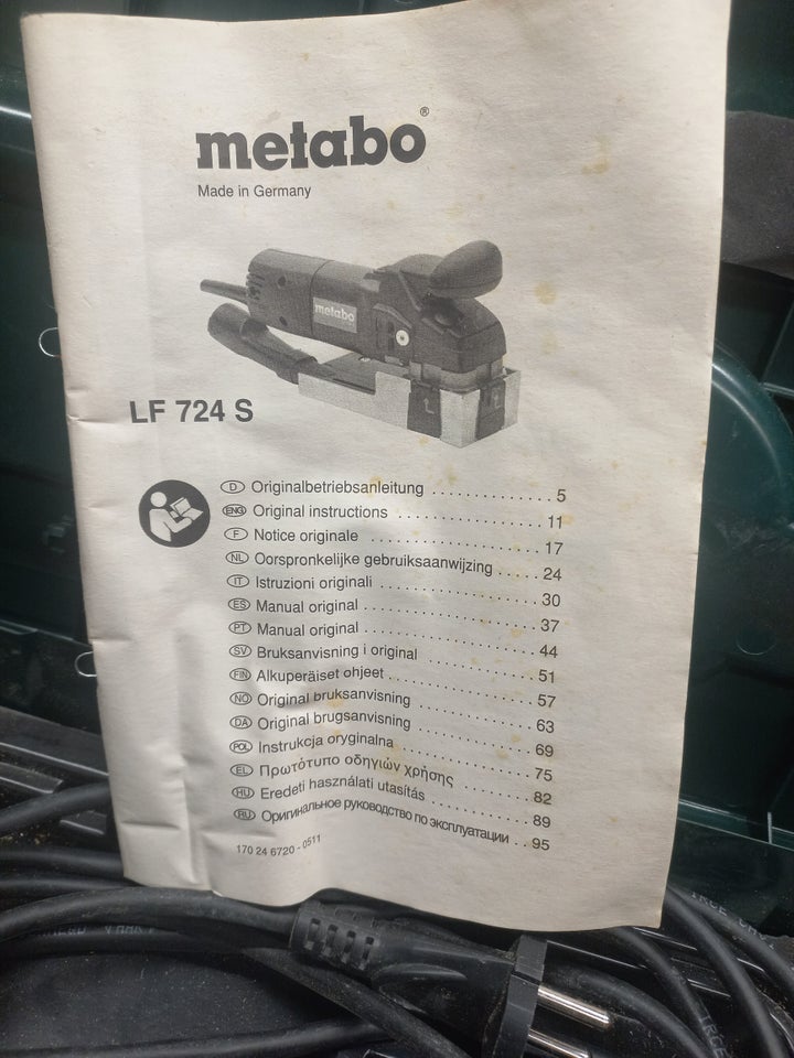 Lakfræser, Metabolf724 s