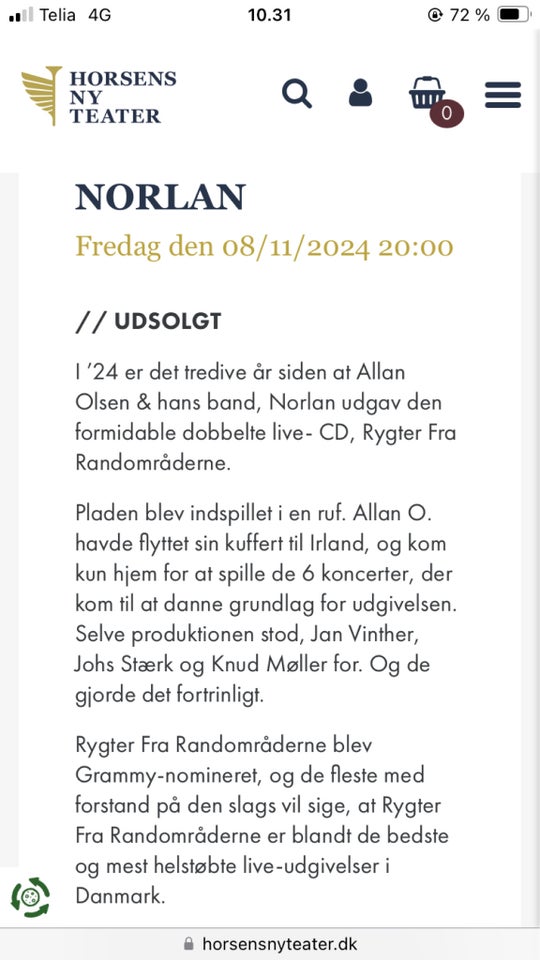 Andet, Allan Olsen, Nyt Norlan