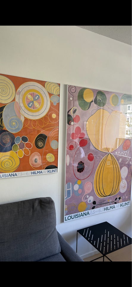 Indrammet plakat Hilma af Klimt