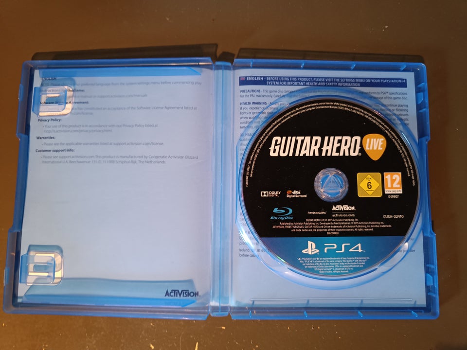 Guitar Hero Live, PS4, simulation