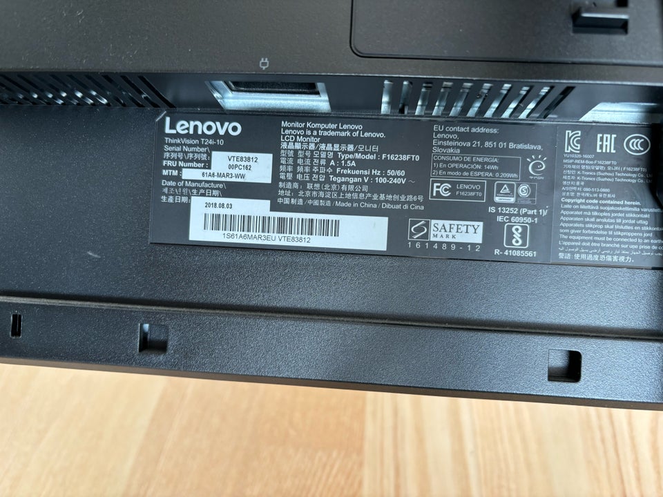 Lenovo , fladskærm, ThinkVision