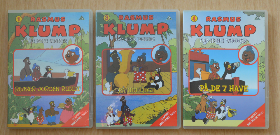 Rasmus Klump  DVD tegnefilm