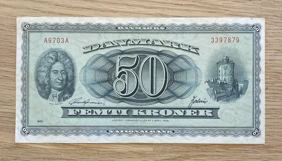 Danmark, sedler, 50 kr