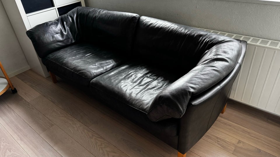 Sofa, læder, 2 pers.