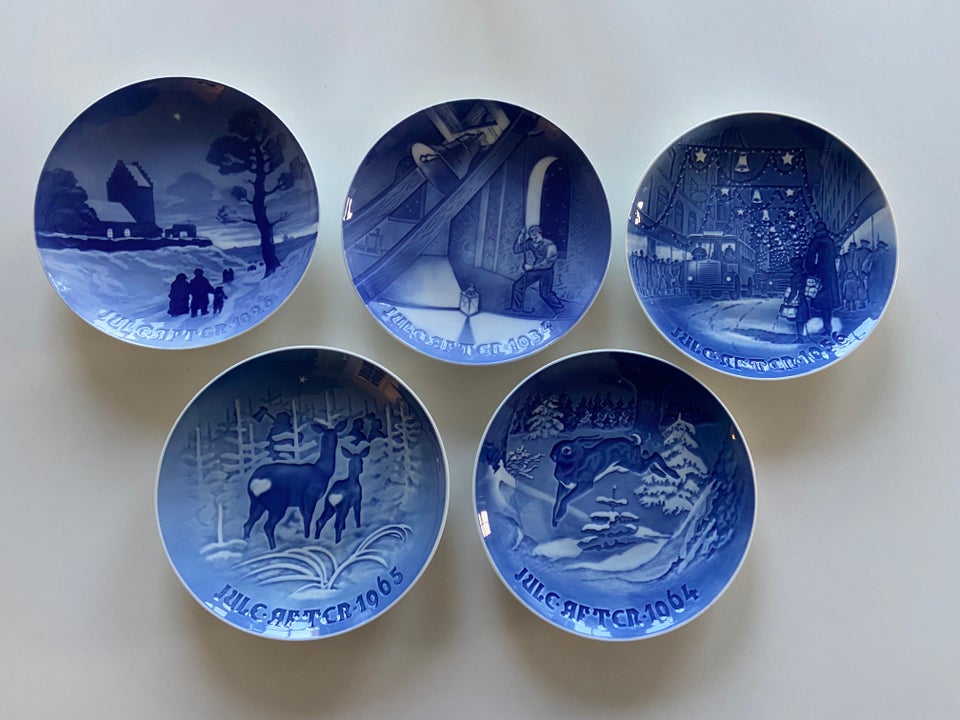 Juleplatter 1926, 1934, 1956