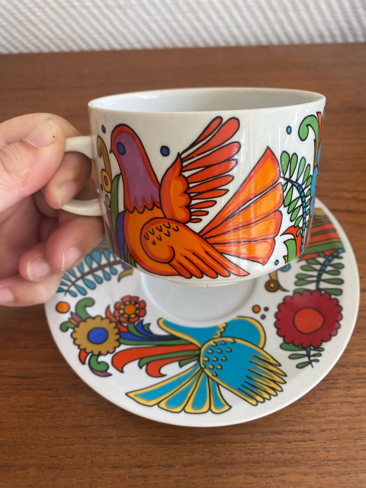 Porcelæn Kaffekop og underkop