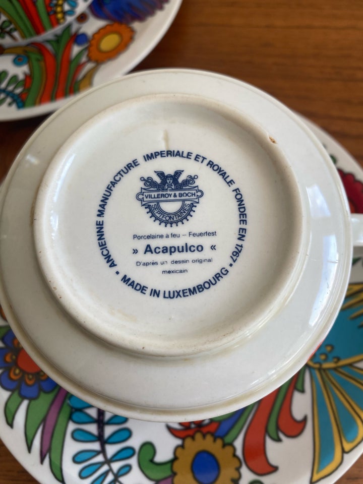 Porcelæn Kaffekop og underkop