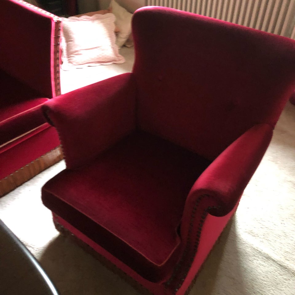 Stol og sofa, 80 år gl., b: 200 d: 80