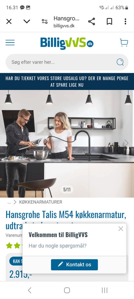 Køkken armatur, Hansgrohe