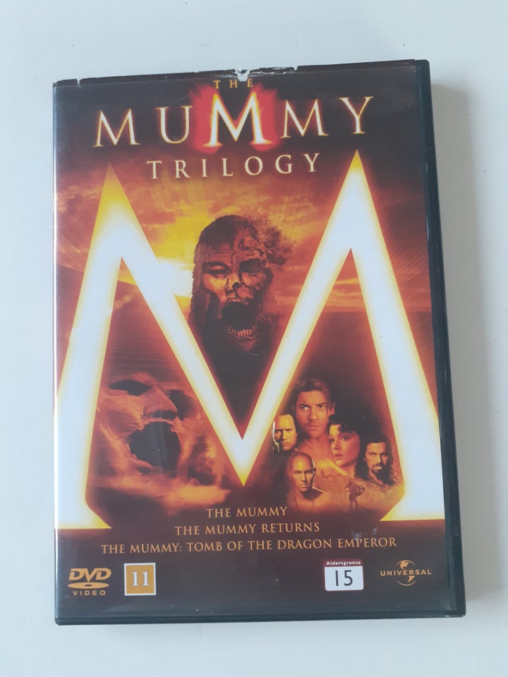 The Mummy trilogy, DVD, action