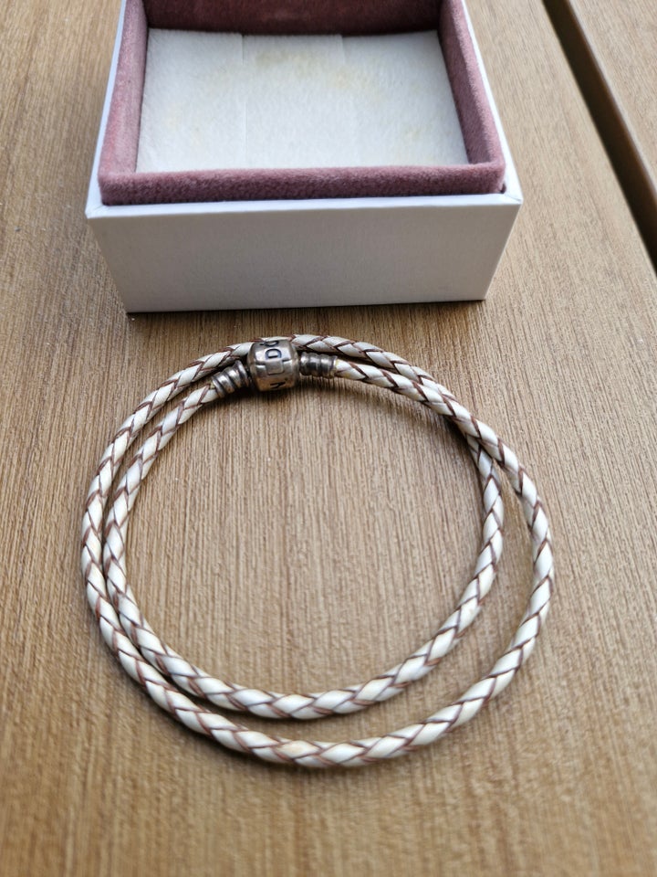 Armbånd, læder, Pandora