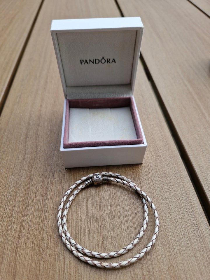 Armbånd, læder, Pandora