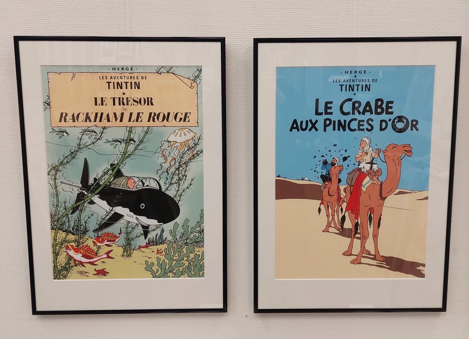 Fede plakater af Hergé motiv: