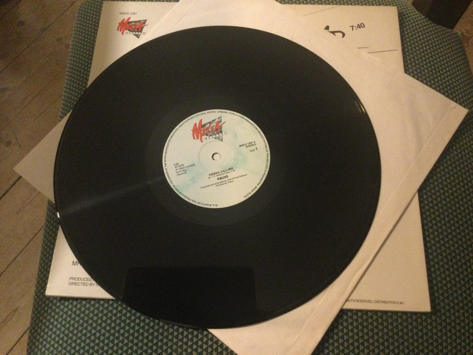 Maxi-single 12", Falco, Vienna