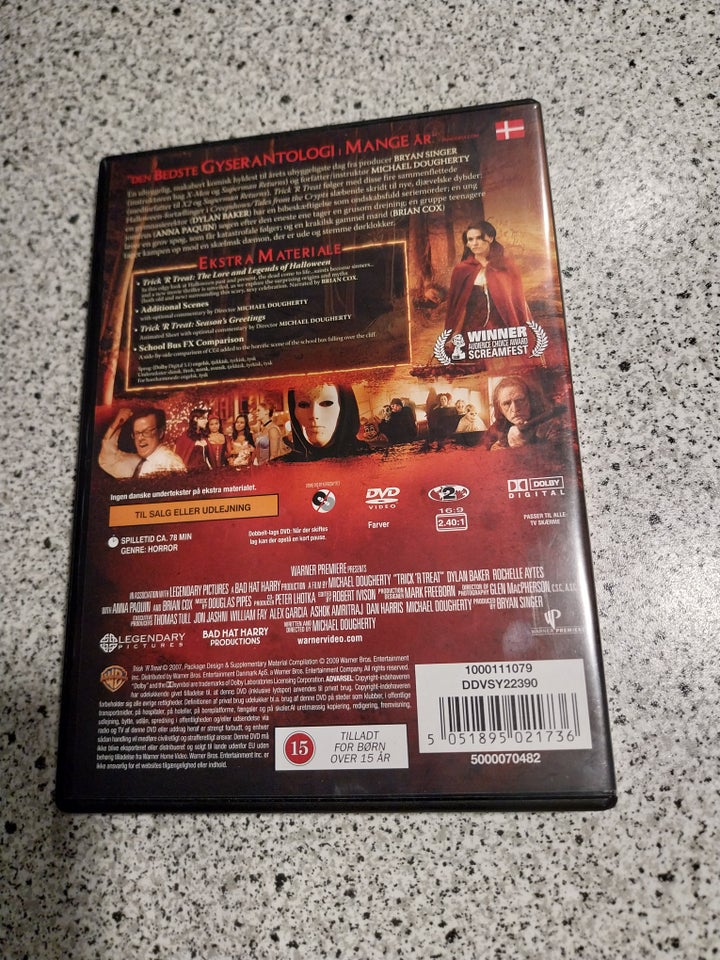 TRICK R TREAT, DVD, gyser