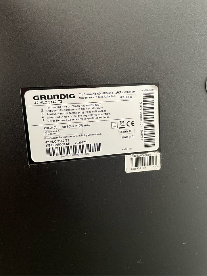 LCD, Grundig, VLC 9142