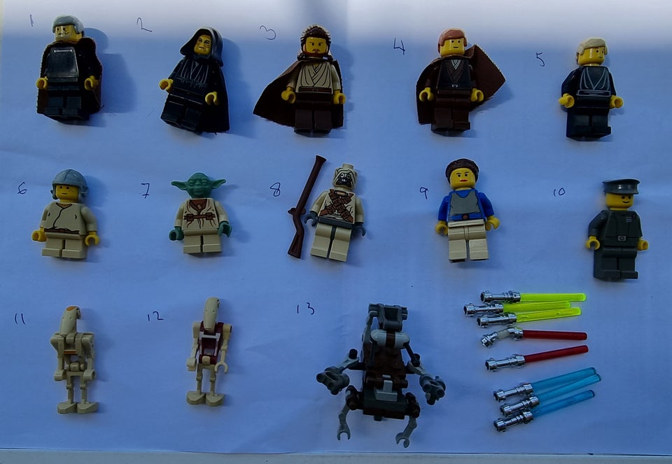 Lego Star Wars 13 figuere + 8017 +